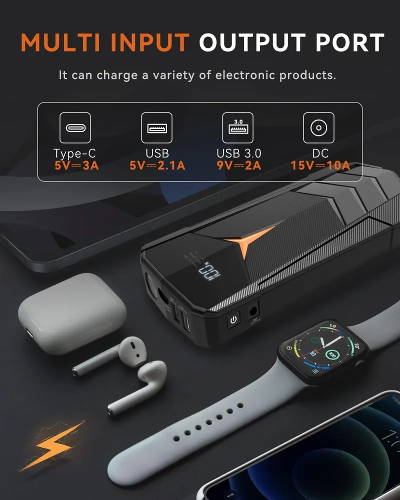 SUNPOW Lithium Jump Starter Battery Pack
