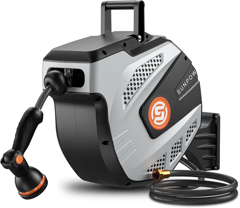 SUNPOW Retractable Garden Hose Reel